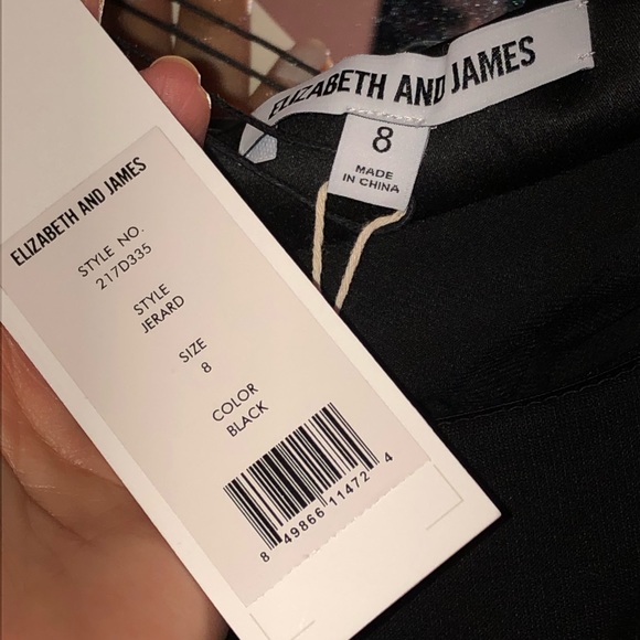 ELIZABETH AND JAMES BLACK DRESS - Picture 5 of 6